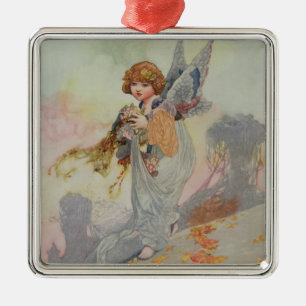 Ornamento De Metal Outono das estações