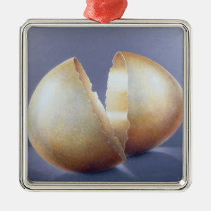 Ornamento De Metal Ovo rachado da Idade do Bronze