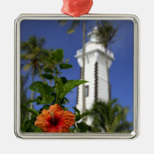 Ornamento De Metal Pacífico Sul, Polinésia Francesa, Taiti. Hibisco