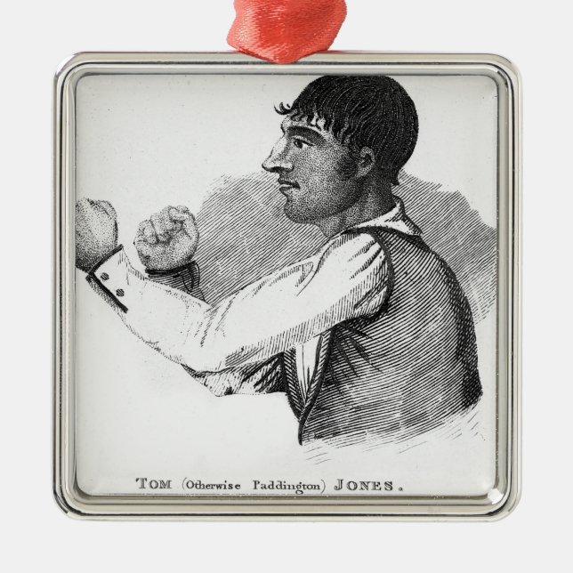 Ornamento De Metal Paddington Tom Jones (Frente)