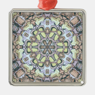 Ornamento De Metal Padrão de abstrato Mandala