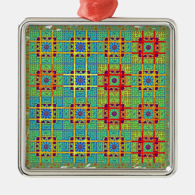 Ornamento De Metal Padrão tribal étnico.jpg (Frente)