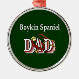 Ornamento De Metal Pai Boykin Spaniel