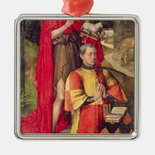 Ornamento De Metal Painel esquerdo, do polyptych principal do altar