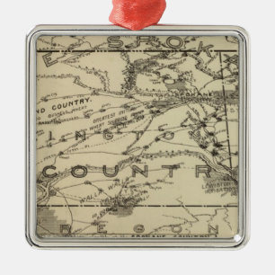 Ornamento De Metal País Spokane