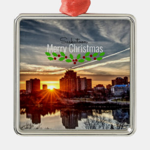 Ornamento De Metal Paisagem