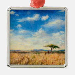 Ornamento De Metal Paisagem 2012 de Mara