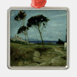 Ornamento De Metal Paisagem em Nettuno, 1887
