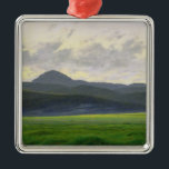 Ornamento De Metal Paisagem montanhosa<br><div class="desc">Paisagem montanhosa | pelo lugar da arte de Caspar David Friedrich |: Hamburger Kunsthalle,  número de coleção alemão da imagem do artista | de Hamburgo,  Alemanha |: XKH141319</div>