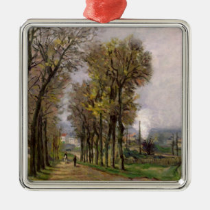 Ornamento De Metal Paisagem no Ile de France, c.1878
