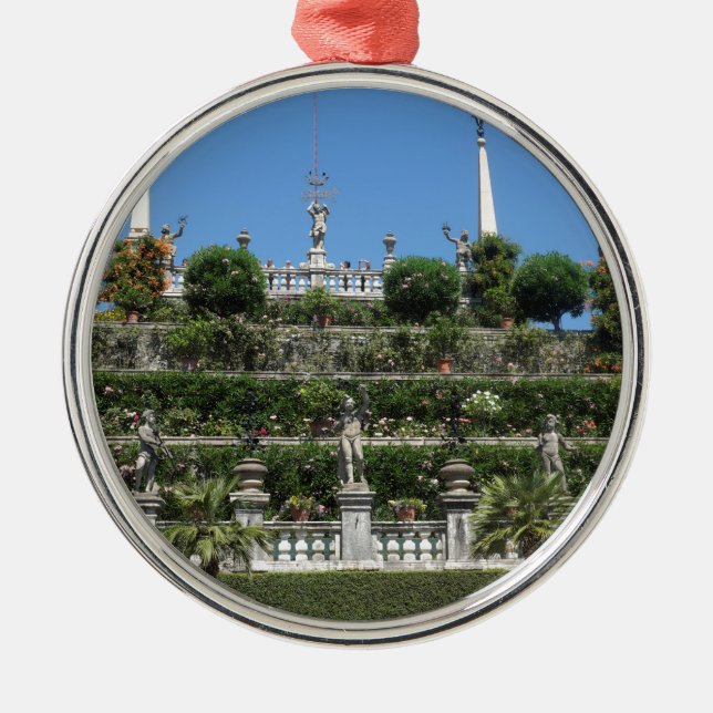 Ornamento De Metal Palácio Borromeo em Stresa, Itália (Frente)