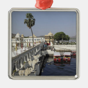 Ornamento De Metal Palácio Jag Mandir, Lago Pichola, Udaipur, Índia.
