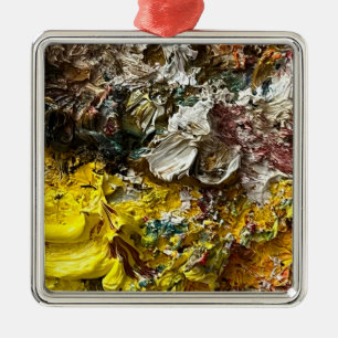 Ornamento De Metal Paleta de artista #1