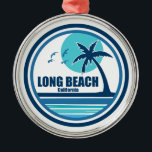 Ornamento De Metal Palm-Tree Birds da Califórnia em Long Beach<br><div class="desc">Long Beach é um playground gigante localizado bem no coração do sul da Califórnia. De bairros ecléticos a praias arenosas,  você encontrará Long Beach para ser um parque aquático urbano.</div>
