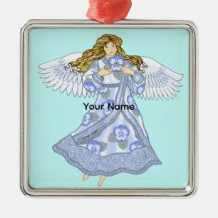 Ornamento De Metal Pansy Angel metal