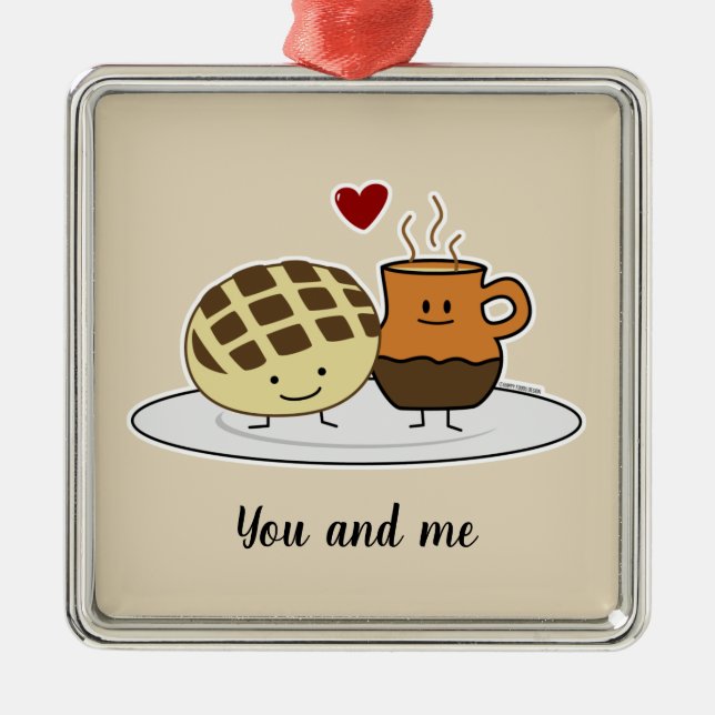 Ornamento De Metal Pão-quente doce Panela seca Concha mexicana (Frente)