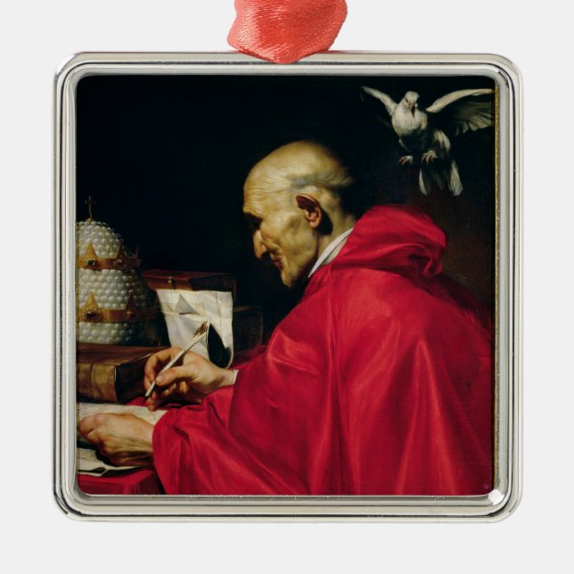 Ornamento De Metal Papa Gregory o excelente (Frente)