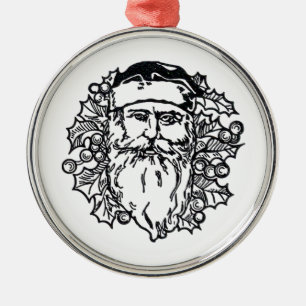 Ornamento De Metal Papais noeis do Mundo Antigo