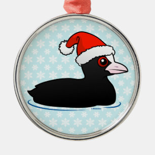Ornamento De Metal Papais noeis Eurasian Coot