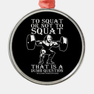 Ornamento De Metal Para Esmagar Ou Não - Shakespeare - Novidade Engra