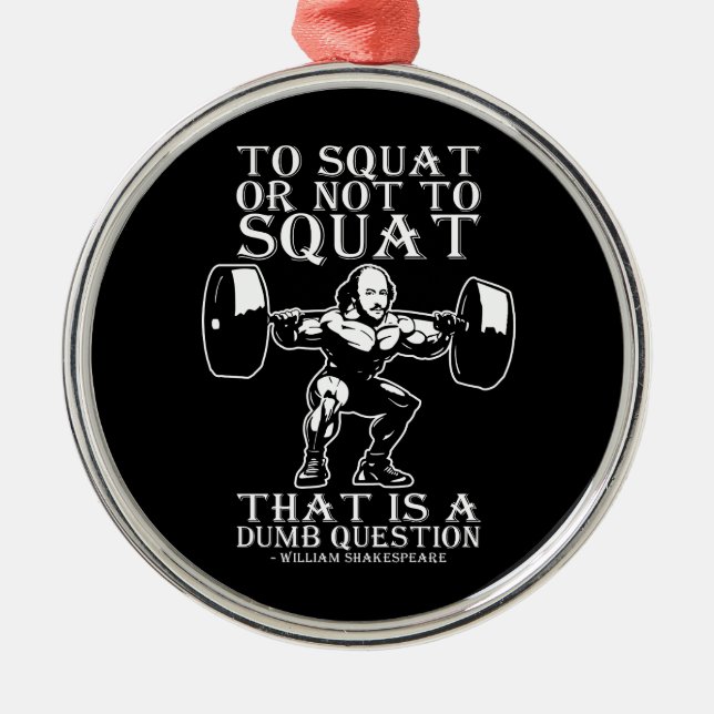 Ornamento De Metal Para Esmagar Ou Não - Shakespeare - Novidade Engra (Frente)