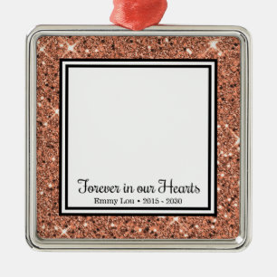 Ornamento De Metal Para sempre em nosso gato de coração