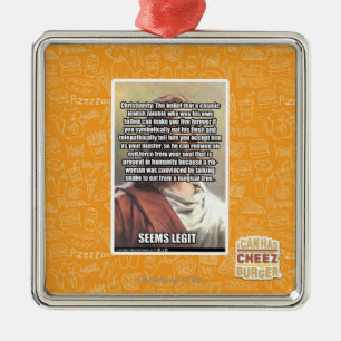 Ornamento De Metal Parece o Legit