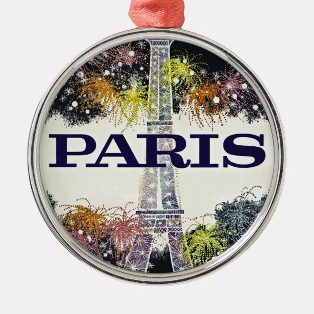 Ornamento De Metal Paris:Ornament Poster (Frente)