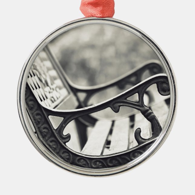 Ornamento De Metal Park bench (Frente)