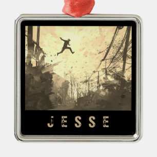 Ornamento De Metal Parkour Urban Free Running Sport Personalizado Nam
