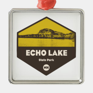 Ornamento De Metal Parque Estadual do Lago Echo New Hampshire