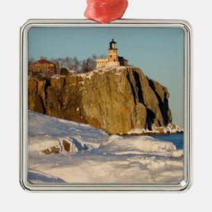 Ornamento De Metal Parque Estadual Farol Split Rock no Lago