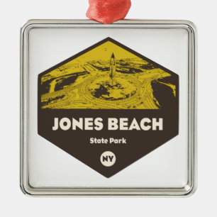 Ornamento De Metal Parque Estadual Jones Beach Nova York