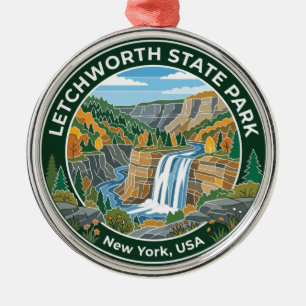 Ornamento De Metal Parque Estadual Letchworth EUA