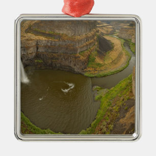 Ornamento De Metal Parque Estadual Palouse Falls de 60 metros de altu
