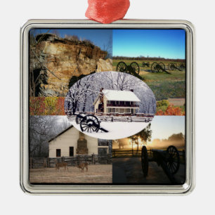 Ornamento De Metal Parque Militar Nacional de Pea Ridge