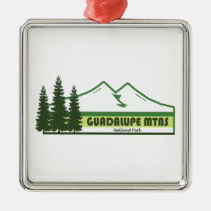 Ornamento De Metal Parque Nacional das Montanhas Guadalupe