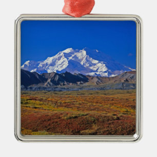 Ornamento De Metal Parque Nacional Denali Mt. McKinley, Alasca.