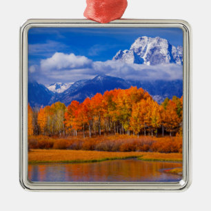 Ornamento De Metal Parque nacional grande Wyoming de Teton