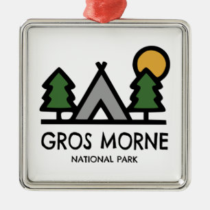 Ornamento De Metal Parque Nacional Gros Morne