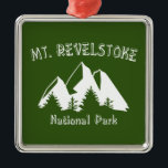 Ornamento De Metal Parque Nacional Monte Revelstoke<br><div class="desc">O Parque Nacional do Monte Revelstoke,  no sudeste da Colúmbia Britânica,  no Canadá,  ocupa a encosta oeste das Montanhas Selkirk,  acima da cidade de Revelstoke,  que fica na junção dos rios Colúmbia e Illecilwaet.</div>