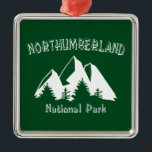 Ornamento De Metal Parque Nacional Northumberland<br><div class="desc">Northumberland National Park é o parque nacional mais setentrional da Inglaterra. Ele cobrir uma área de mais de 1.050 quilômetros quadrados entre a fronteira escocesa no norte ao sul do Muro de Hadrian.</div>