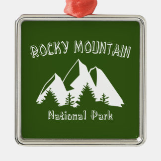 Ornamento De Metal Parque Nacional Rocky Mountain
