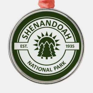 Ornamento De Metal Parque Nacional Shenandoah
