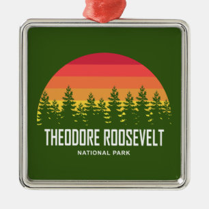 Ornamento De Metal Parque Nacional Theodore Roosevelt