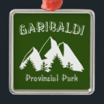 Ornamento De Metal Parque Provincial de Garibaldi<br><div class="desc">Localizado no coração das montanhas costeiras a apenas 70 km ao norte de Vancouver e oferecendo mais de 90 km de trilhas de caminhada,  lindos lagos e picos de torre,  o Parque Provincial de Garibaldi,  no Canadá,  é um destino favorito ao longo do ano para os entusiastas do exterior.</div>