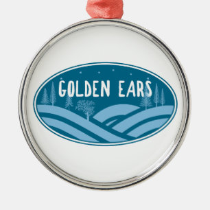 Ornamento De Metal Parque Provincial Golden Ears ao Ar Livre