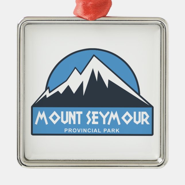 Ornamento De Metal Parque Provincial Mount Seymour (Frente)