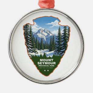 Ornamento De Metal Parque Provincial Mount Seymour Arrowhead