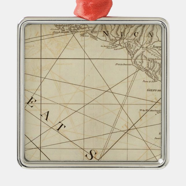 Ornamento De Metal Parte das províncias de Costa Rica e de Nicarágua (Frente)